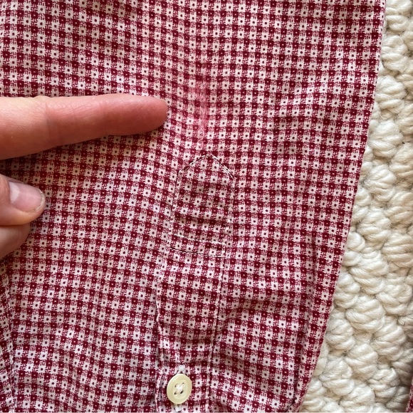 Mens Paul Smith red & white checkered shirt - Picture 14 of 15